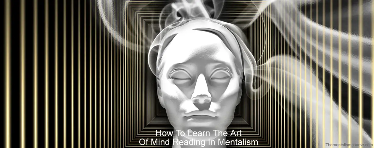 How to learn the art of mind reading in mentalism (How do you read minds?)
